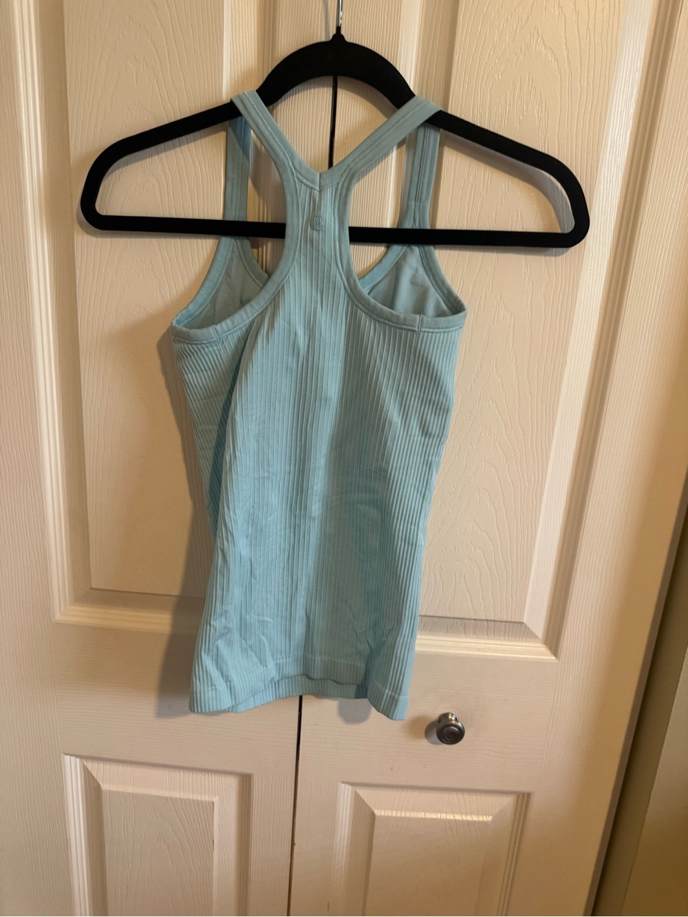 lululemon athletica Light Blue Ribbed Racerback Tank - Picture 2 of 3
